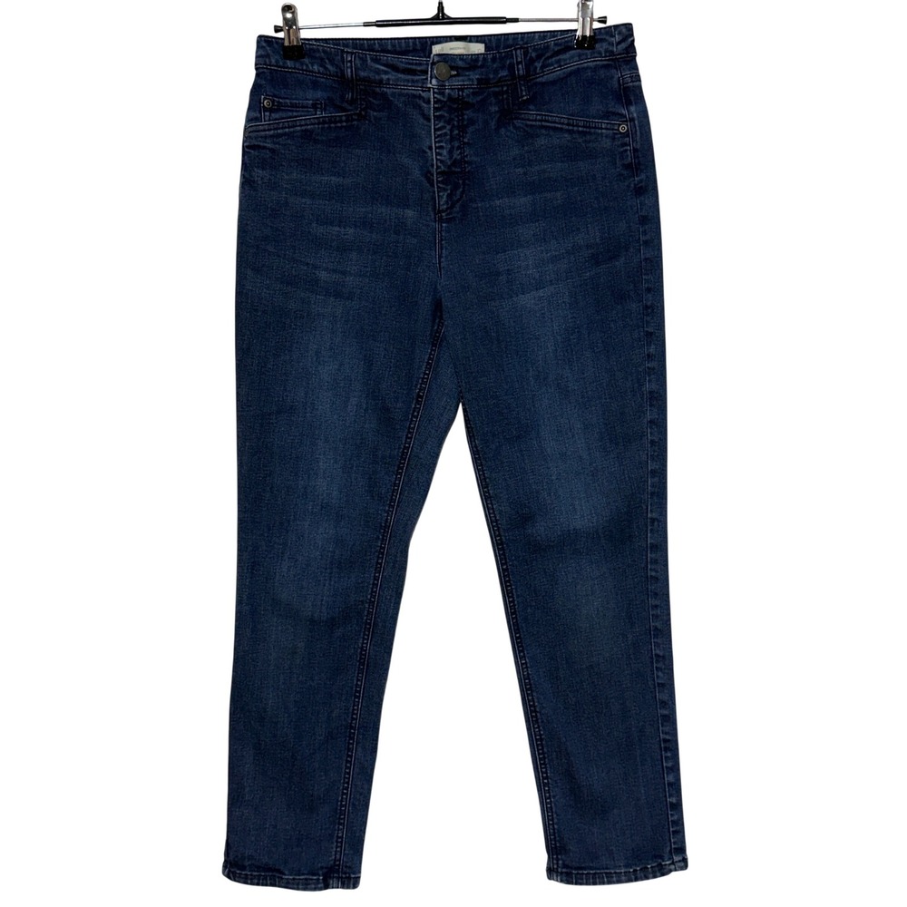 J Jill Jeans Womens 10 31x27 Blue Smooth Fit‎ Slim Ankle Dark Wash